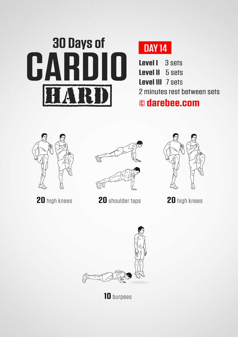 30 Day Cardio Hard Bodyweight Program