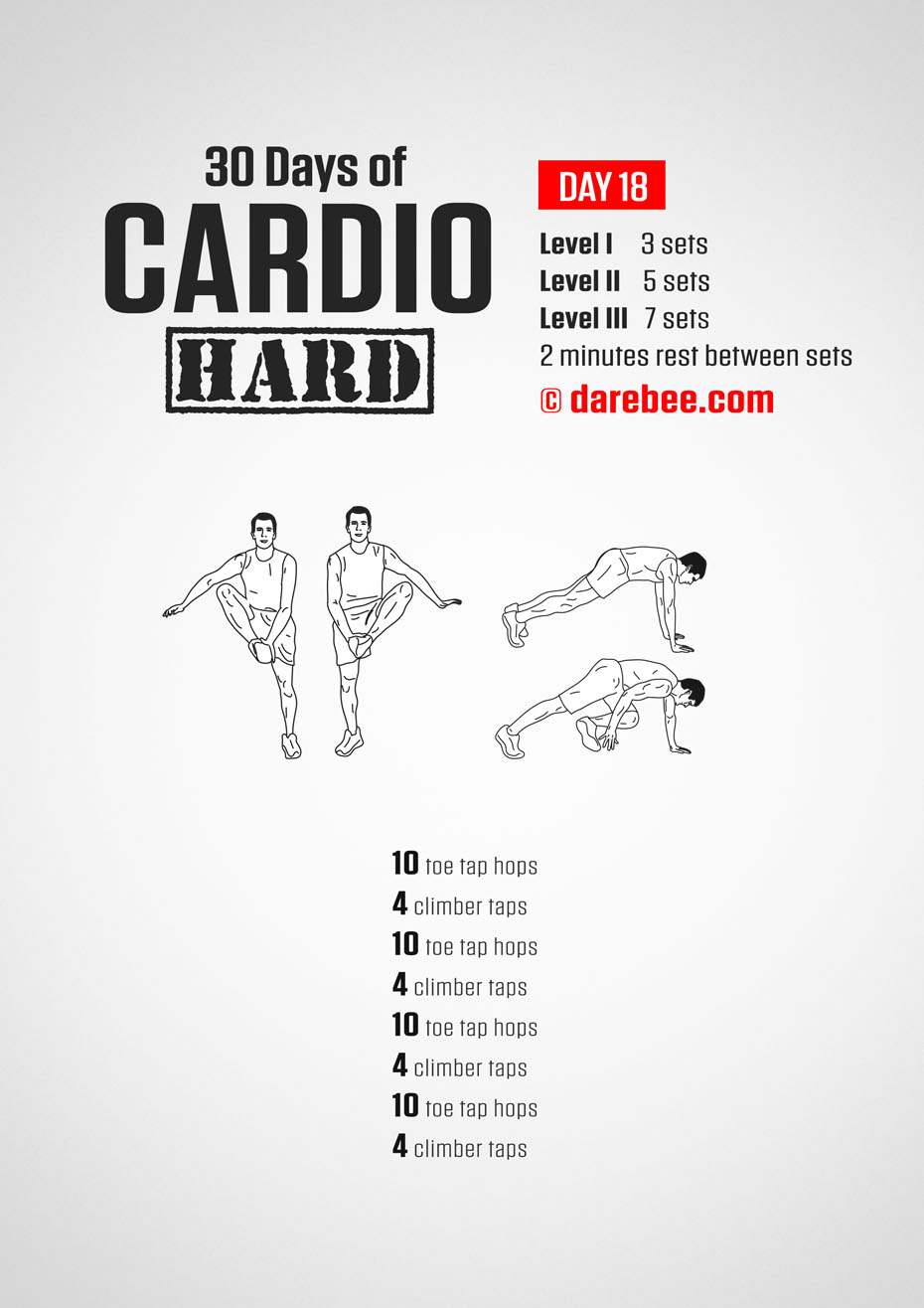 30 Day Cardio Hard Bodyweight Program