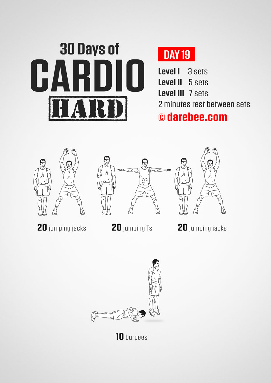 30 Day Cardio Hard Bodyweight Program