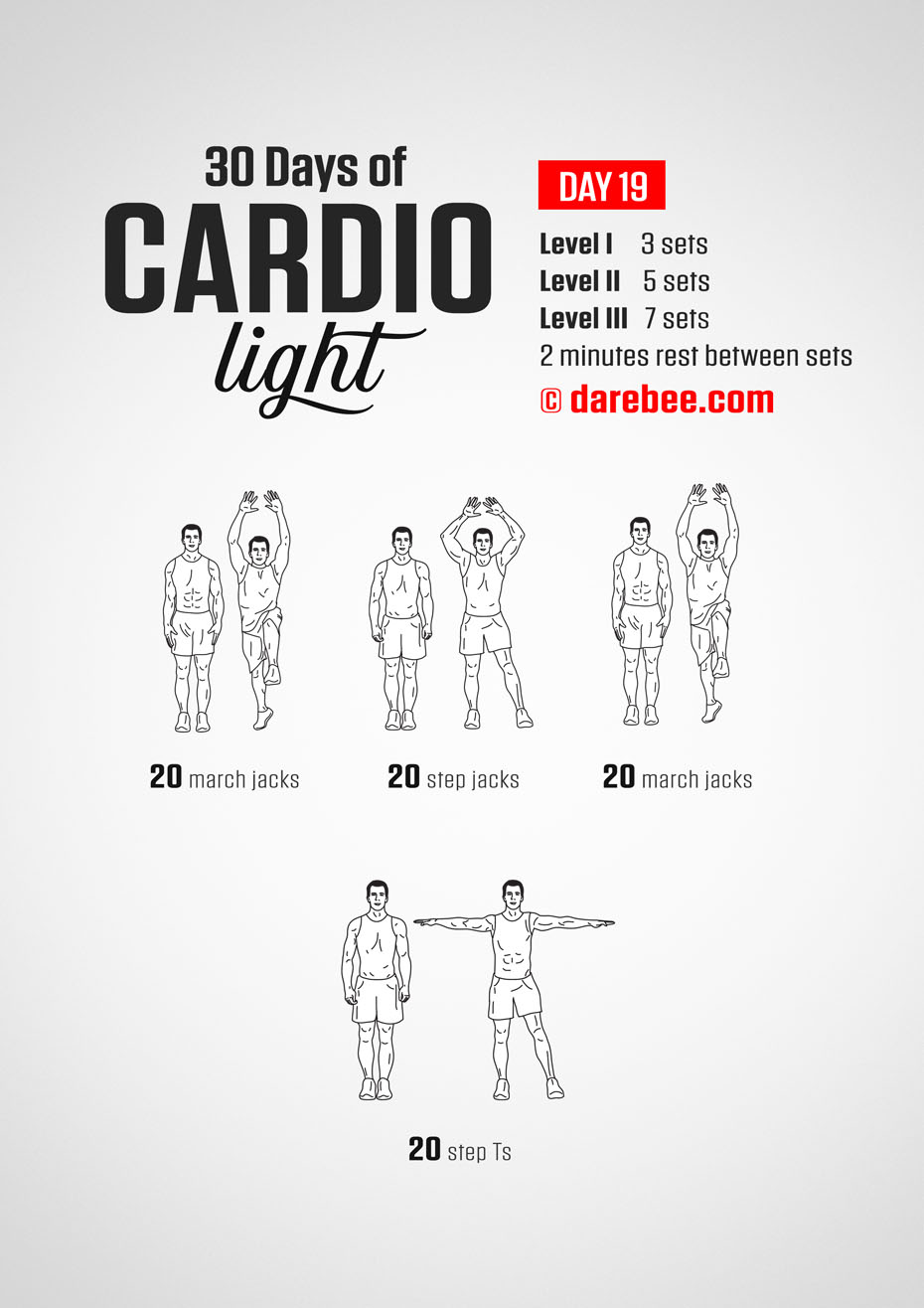 30 Day Cardio Light Bodyweight Program