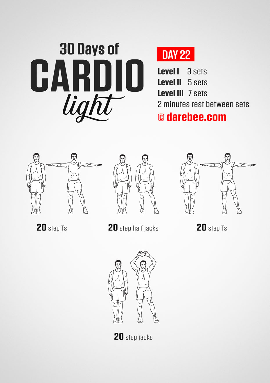 30 Day Cardio Light Bodyweight Program