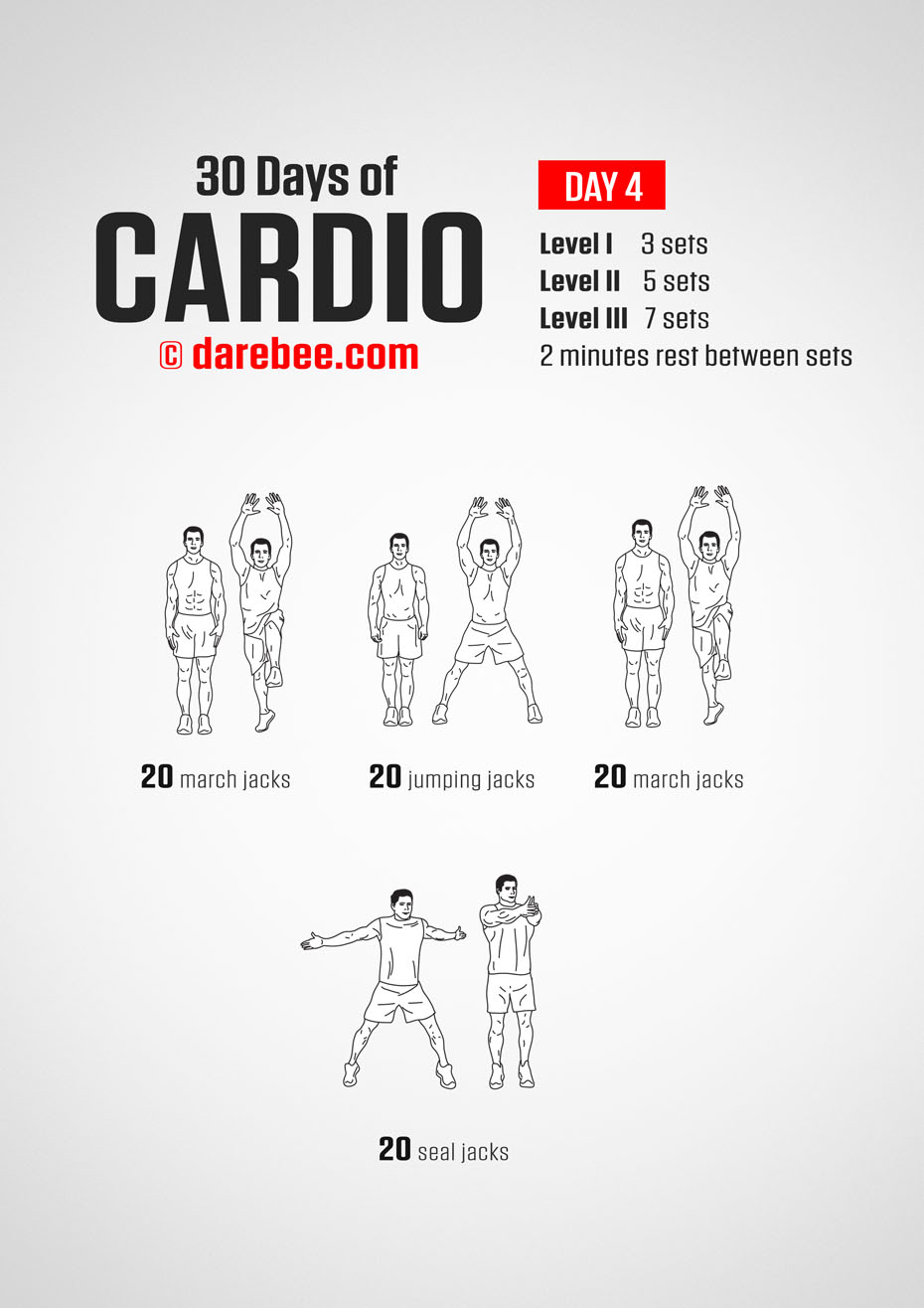 30 Day Cardio Bodyweight Program