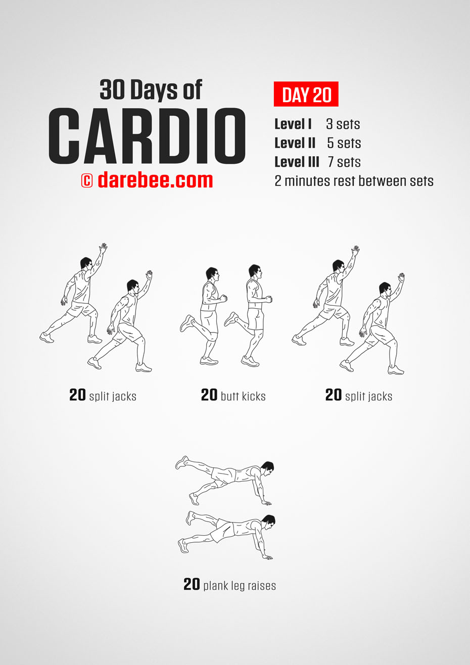 30 Day Cardio Bodyweight Program