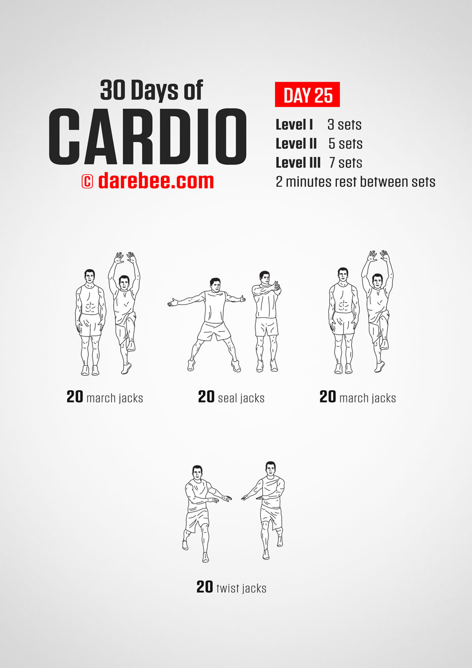 30 Day Cardio Bodyweight Program