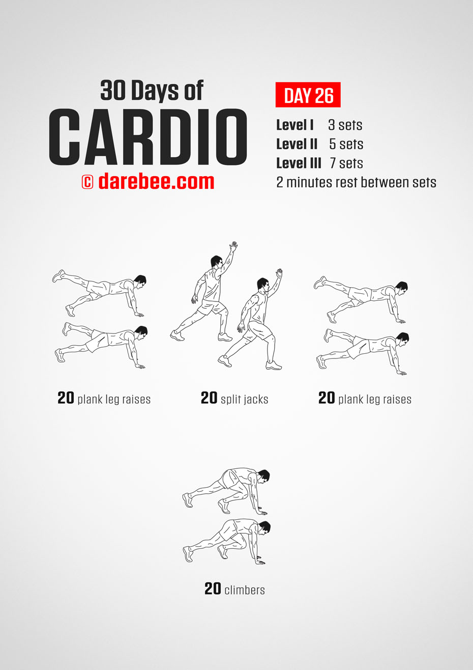 30 Day Cardio Bodyweight Program