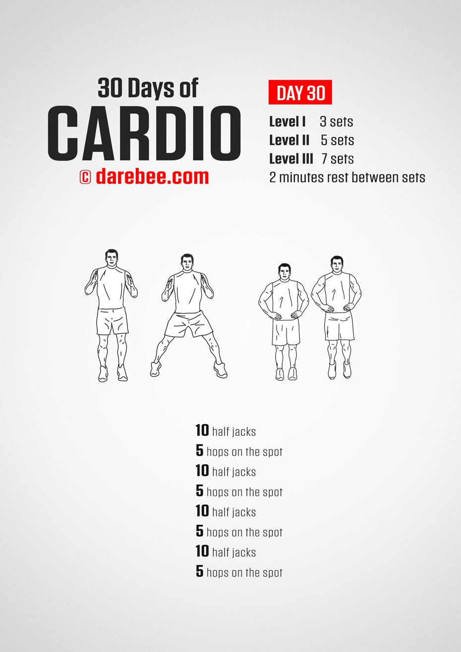 30 Day Cardio Bodyweight Program