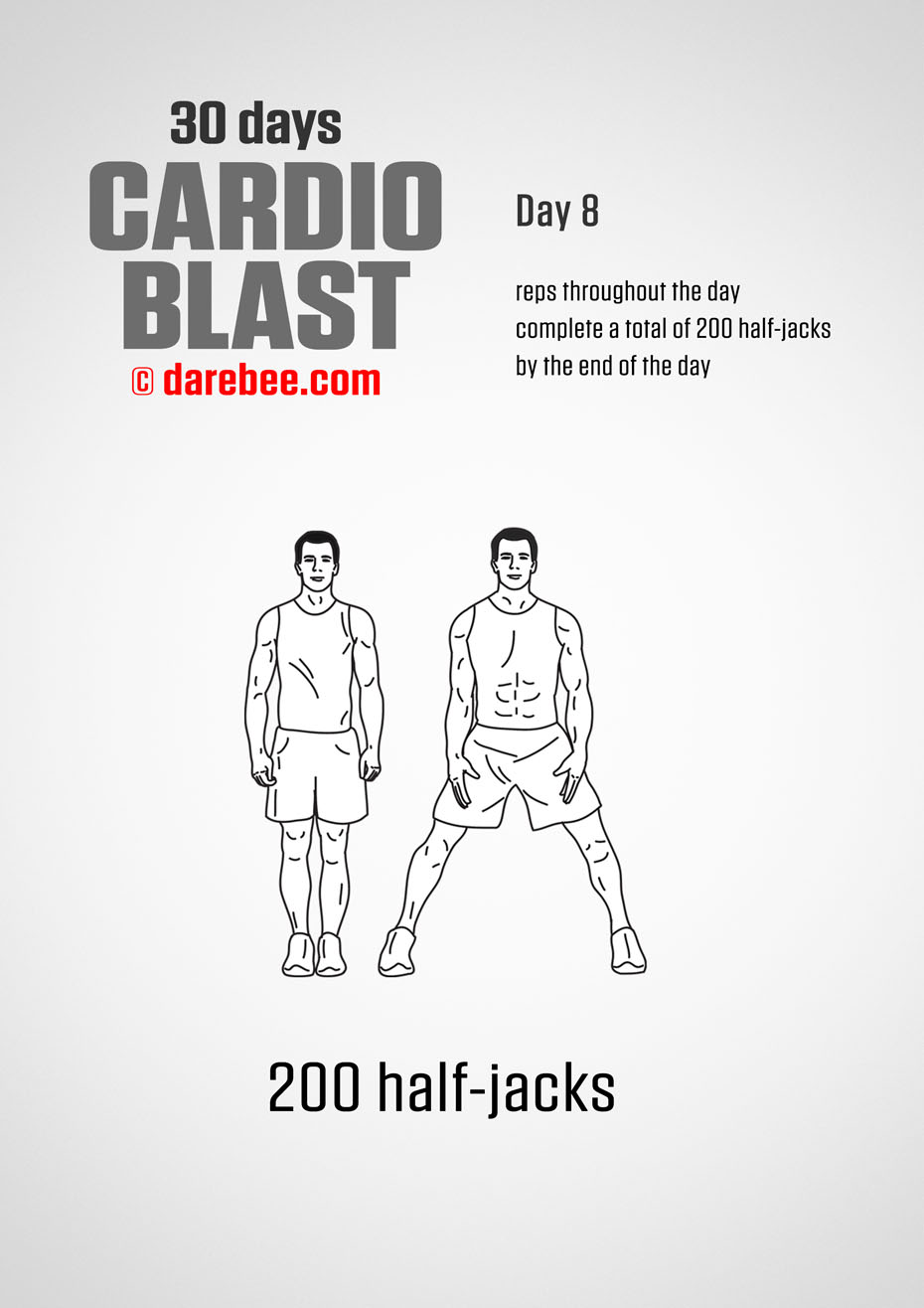 30 Days of Cardio Blast by DAREBEE