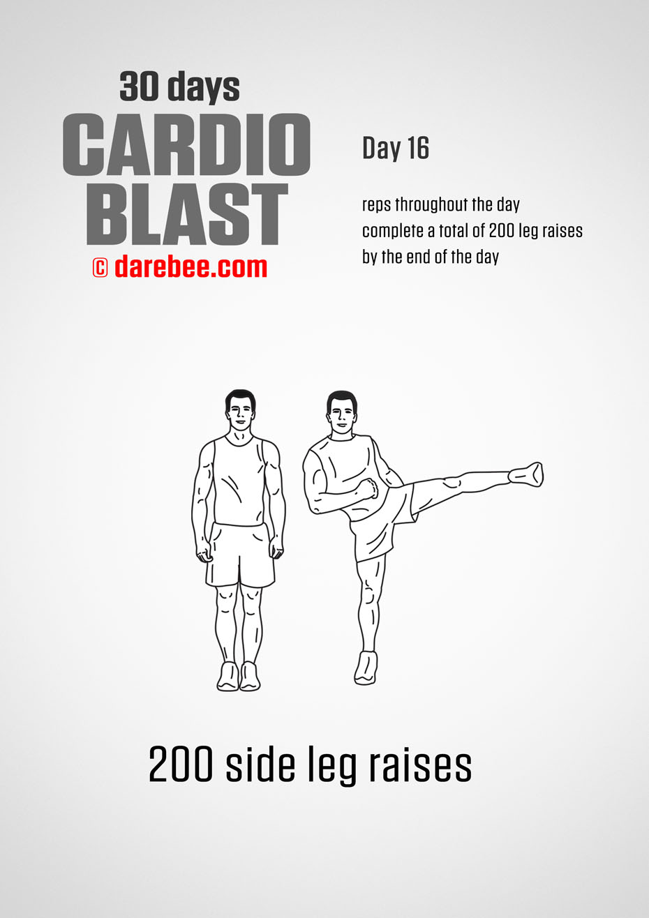 30 Days of Cardio Blast by DAREBEE