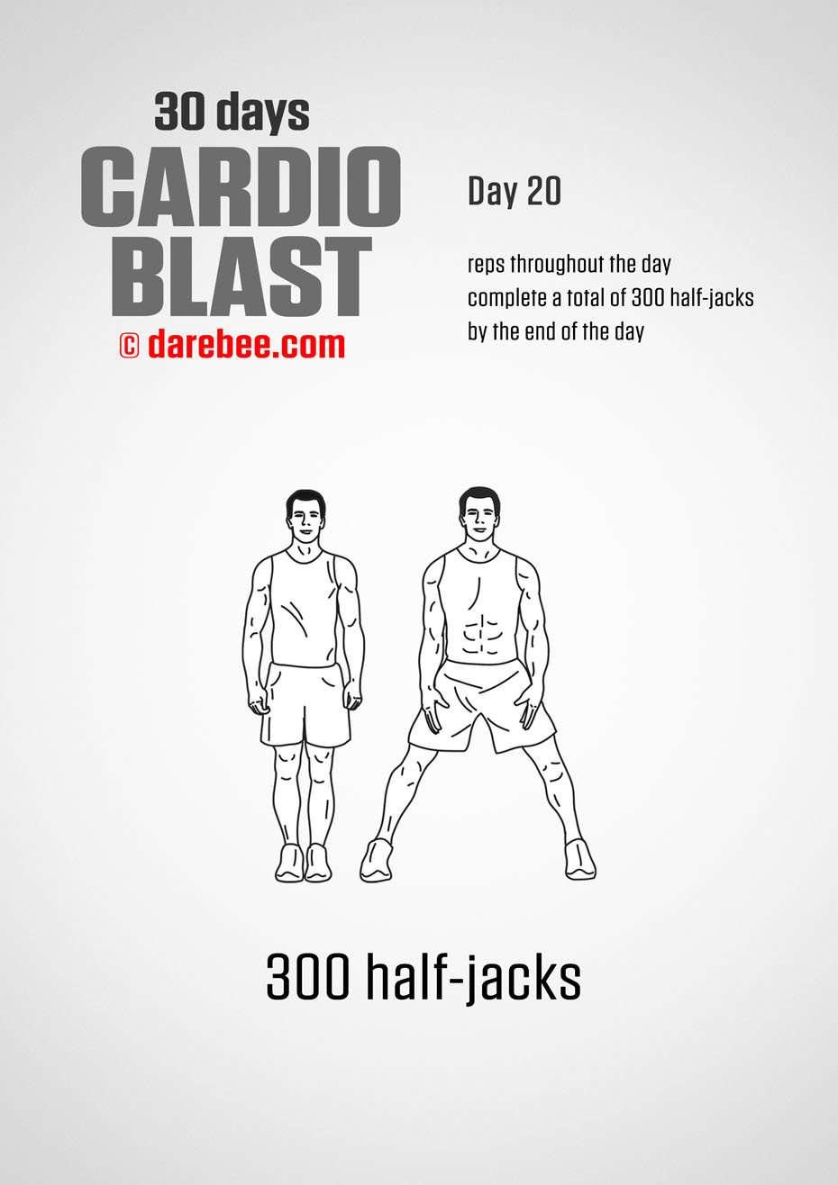 30 Days of Cardio Blast by DAREBEE