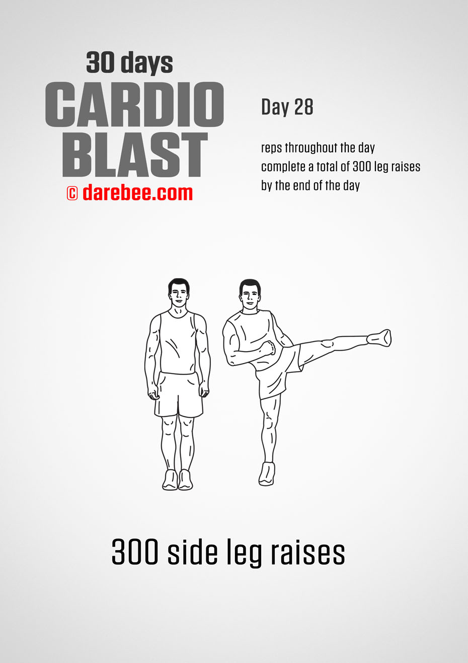 30 Days of Cardio Blast by DAREBEE