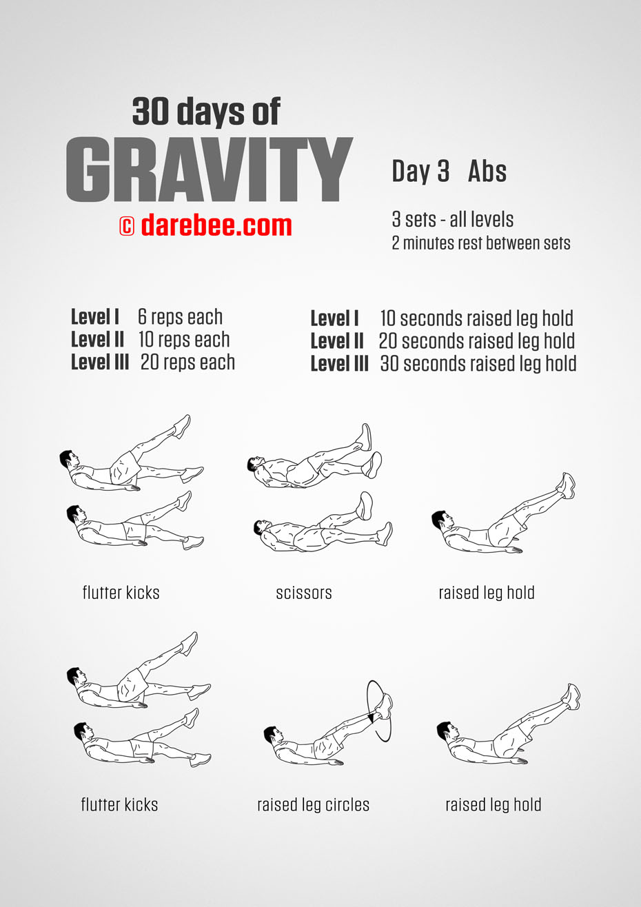 30 Days of Gravity by DAREBEE