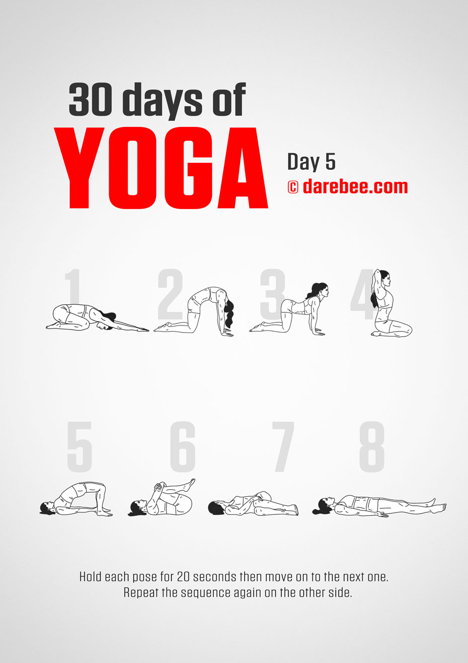 30 Days of Yoga - Program by DAREBEE