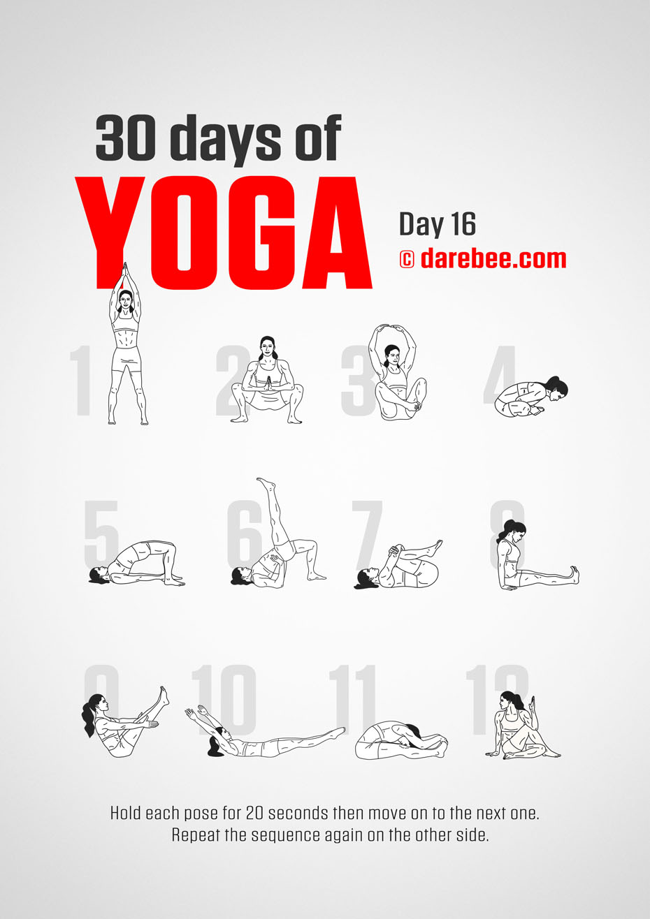 30 Days of Yoga - Program by DAREBEE