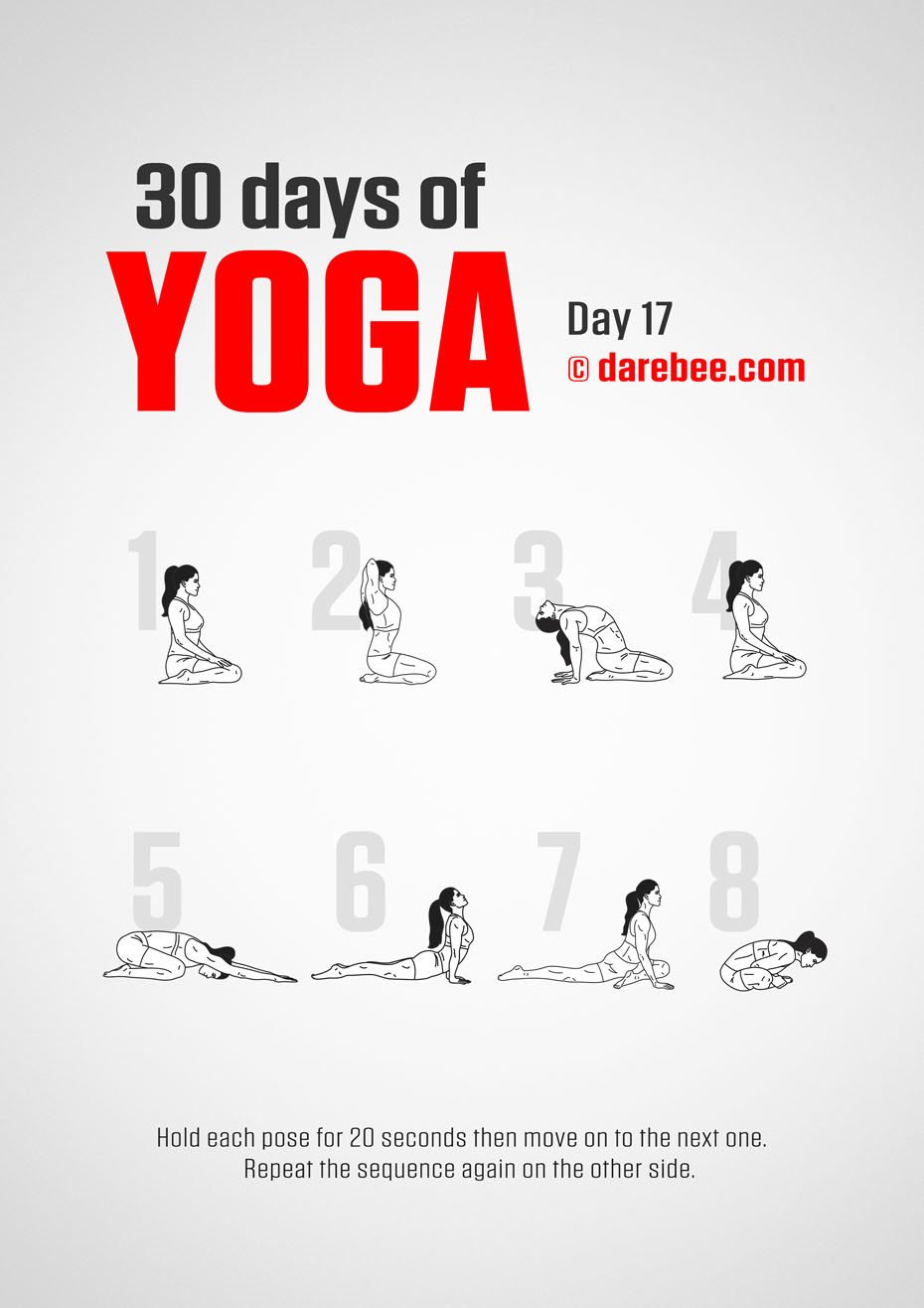 30 Days of Yoga - Program by DAREBEE