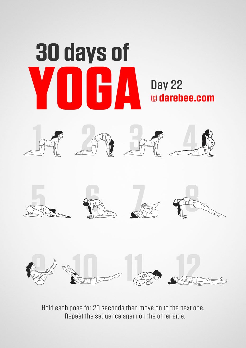 30 Days of Yoga - Program by DAREBEE