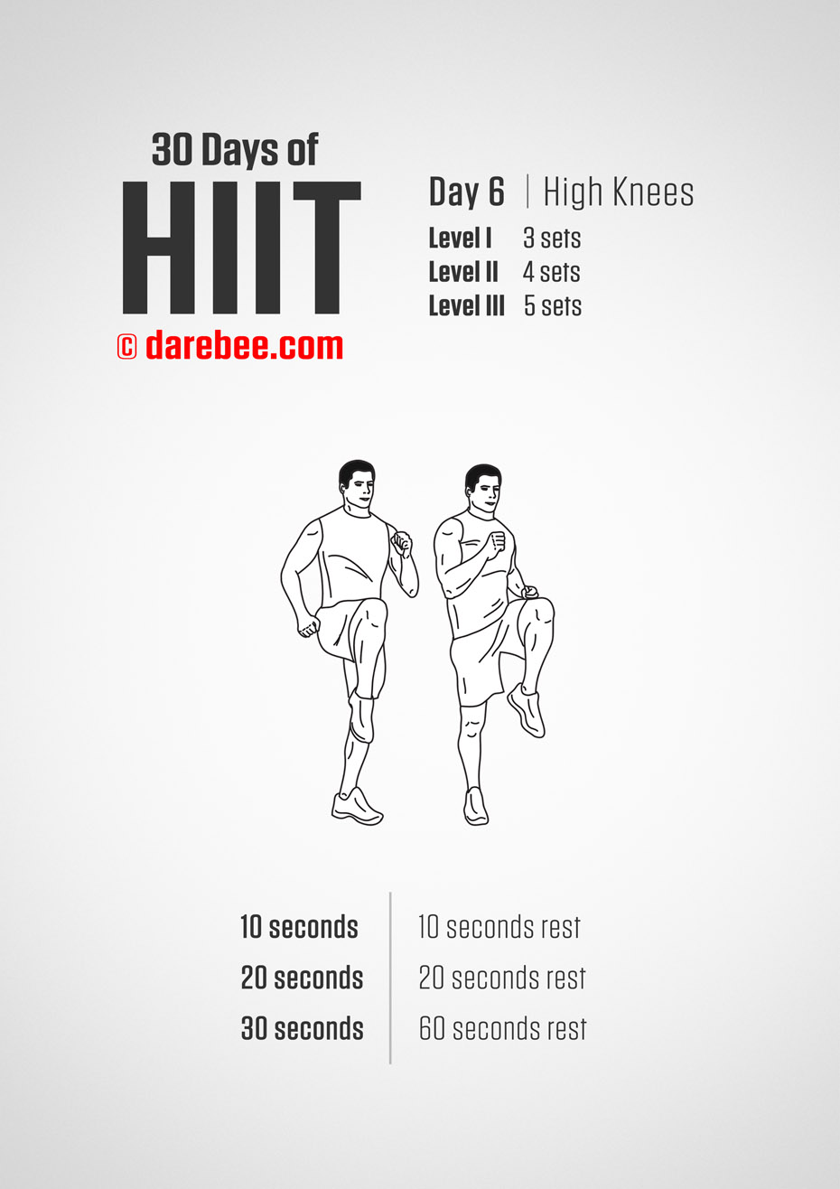 30 Days of HIIT by DAREBEE