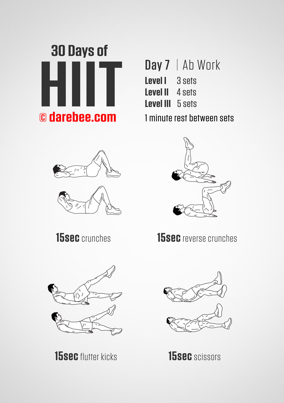 30 Days of HIIT by DAREBEE