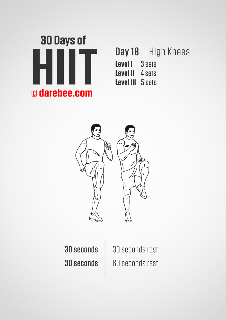 30 Days of HIIT by DAREBEE