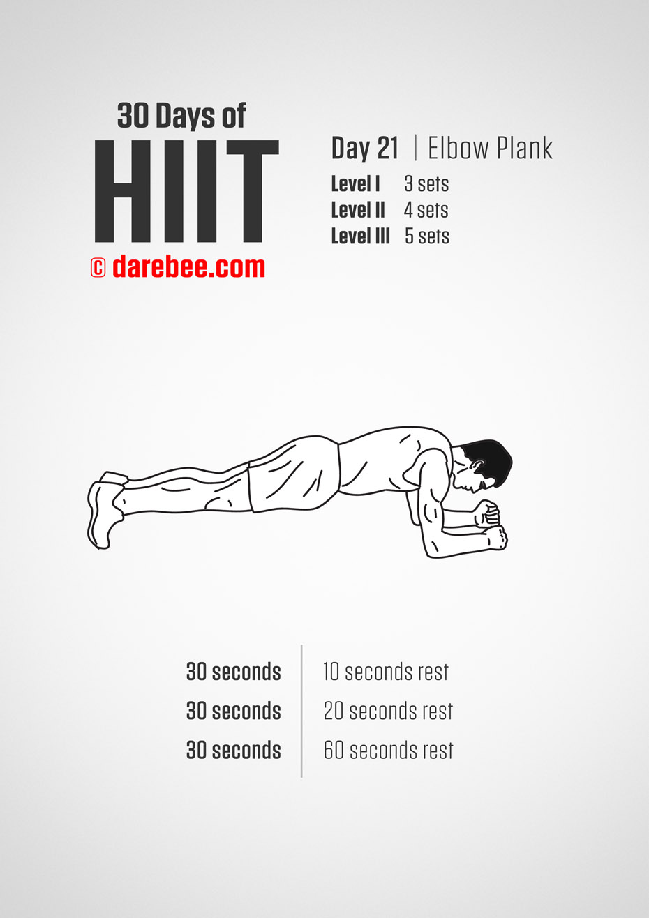 30 Days of HIIT by DAREBEE