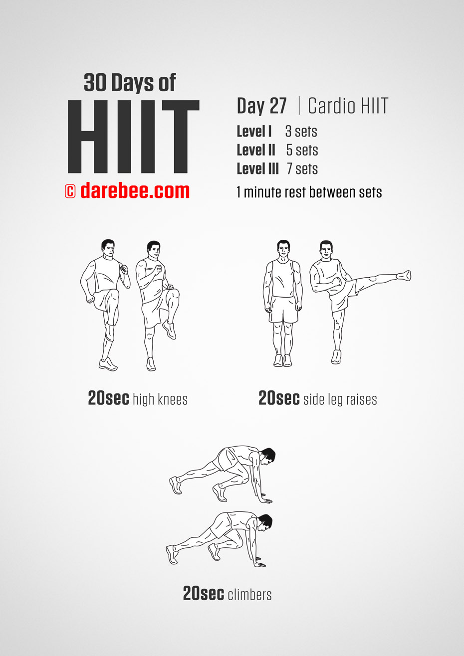 30 Days of HIIT by DAREBEE