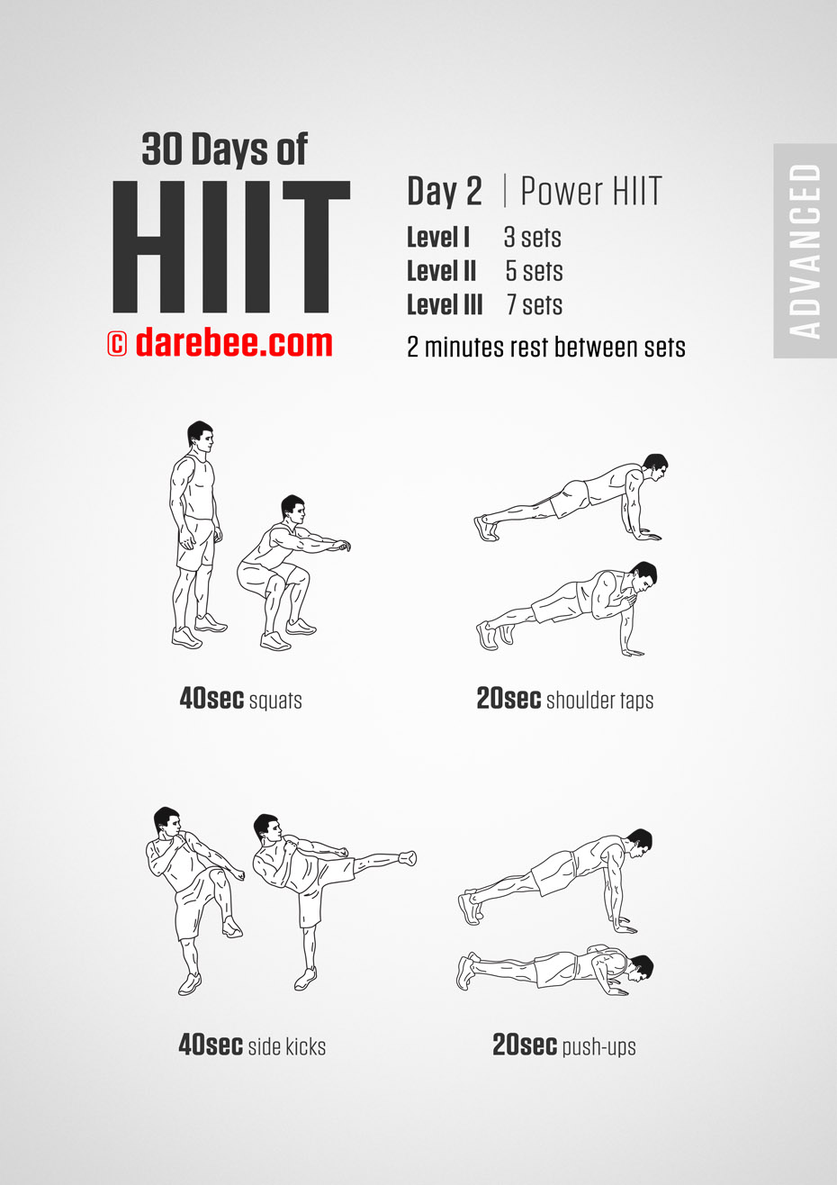 30 Day of HIIT Advanced by DAREBEE