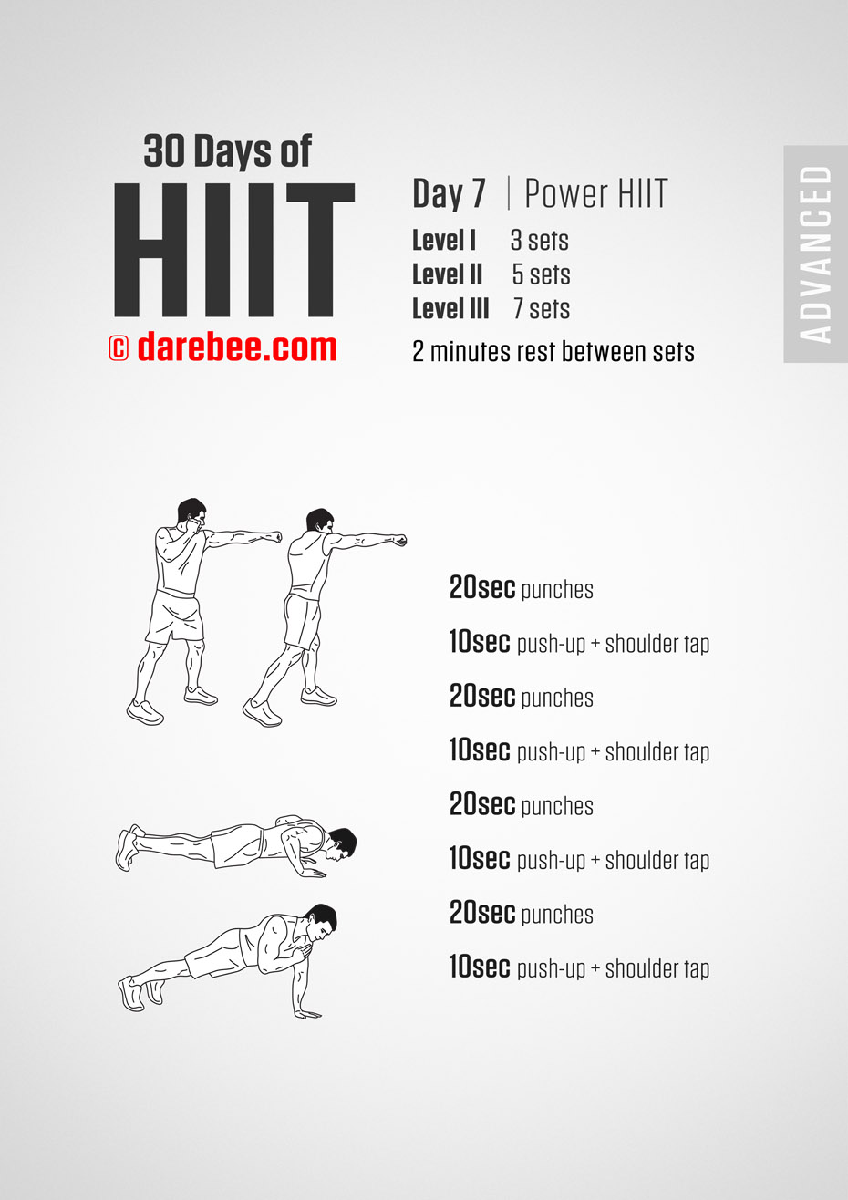 30 Day of HIIT Advanced by DAREBEE