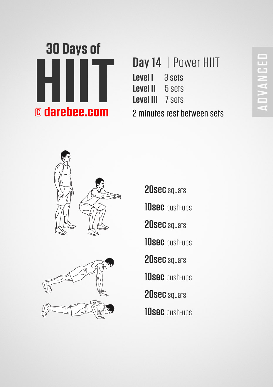 30 Day of HIIT Advanced by DAREBEE