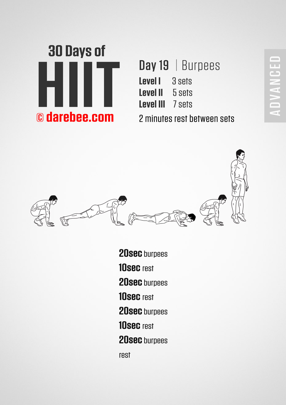 30 Day of HIIT Advanced by DAREBEE