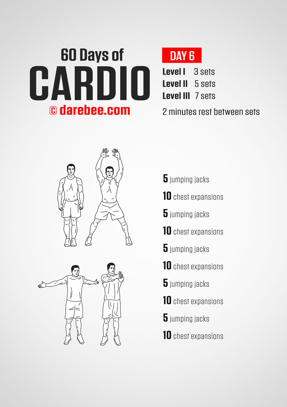 60 Days of Cardio by DAREBEE