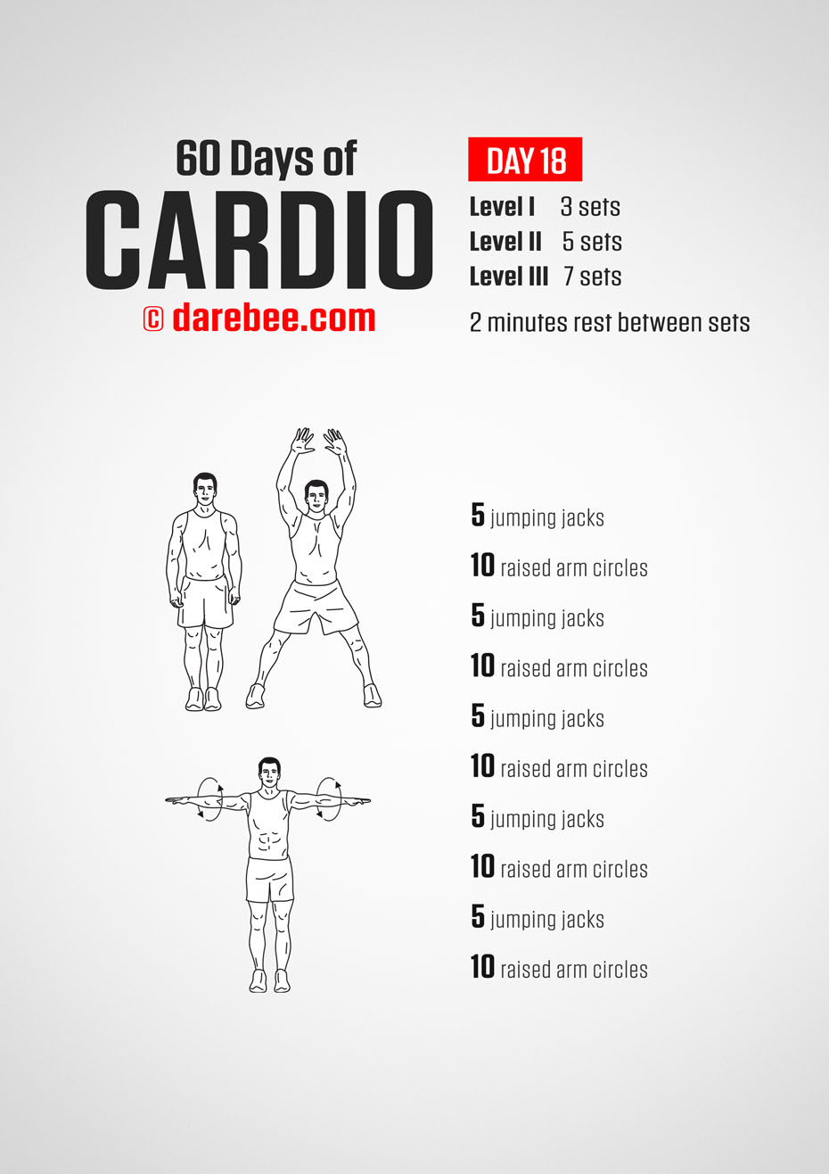 60 Days of Cardio by DAREBEE