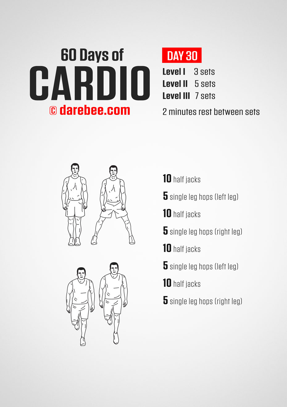 60 Days of Cardio by DAREBEE