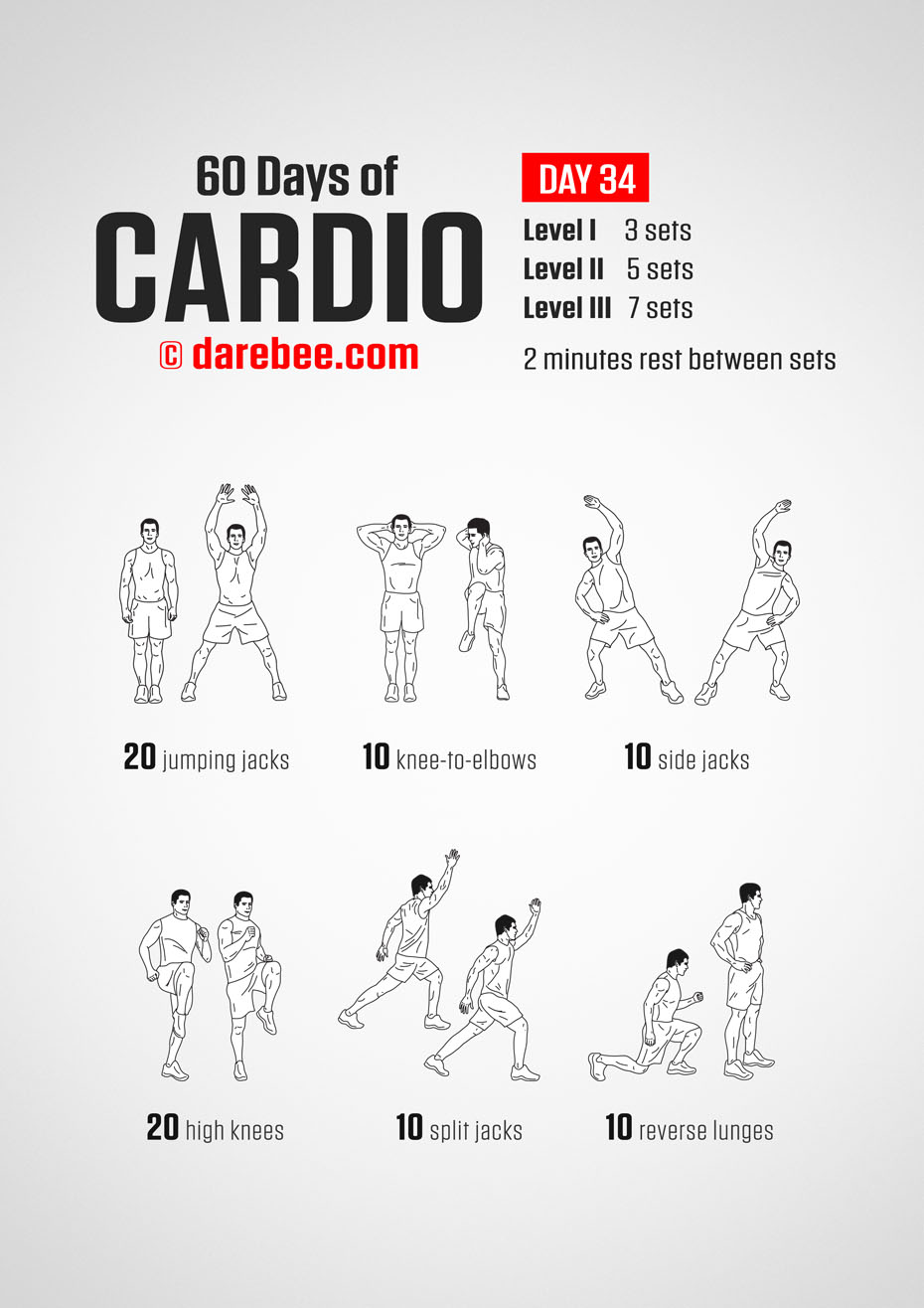 60 Days of Cardio by DAREBEE