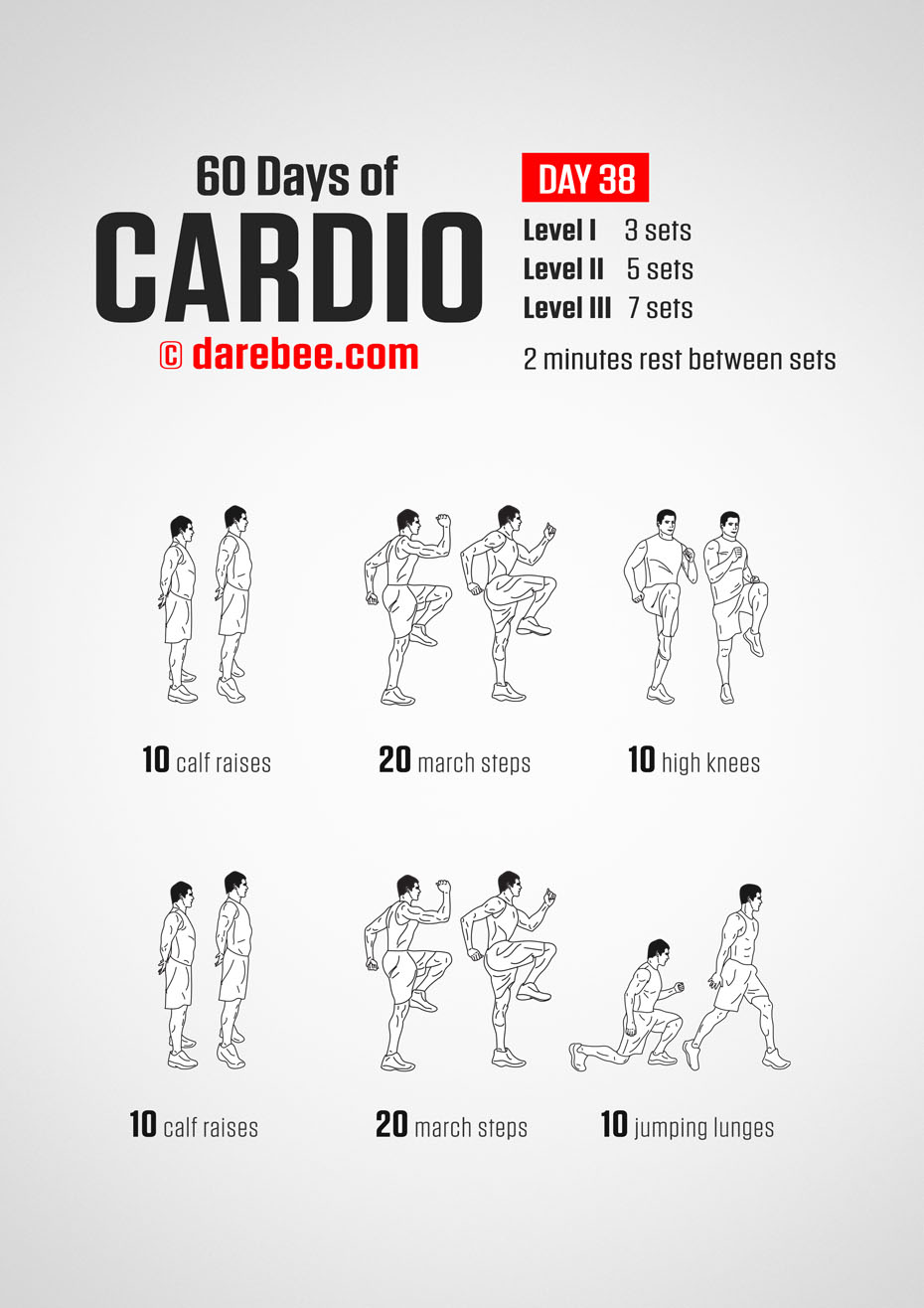 60 Days of Cardio by DAREBEE