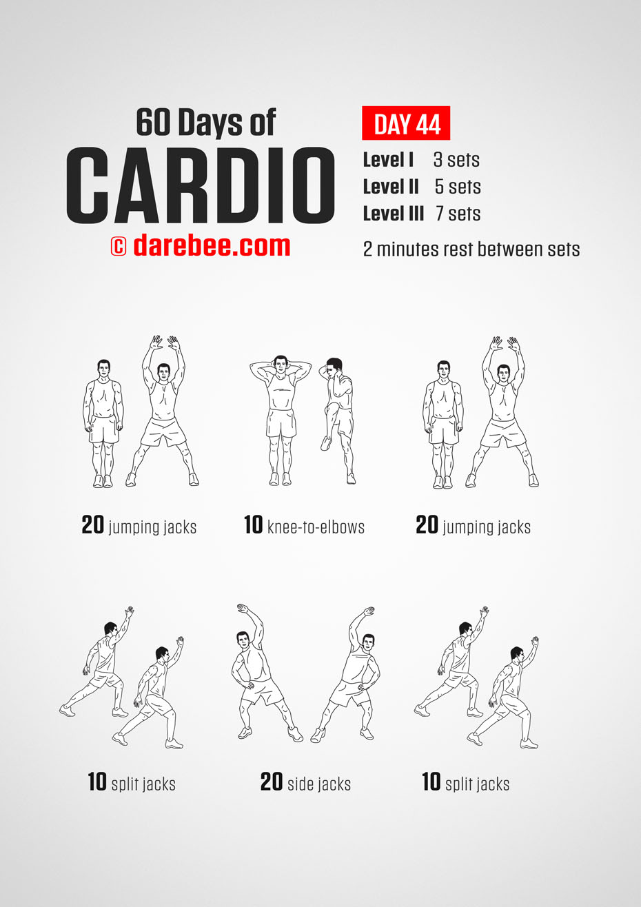 60 Days of Cardio by DAREBEE