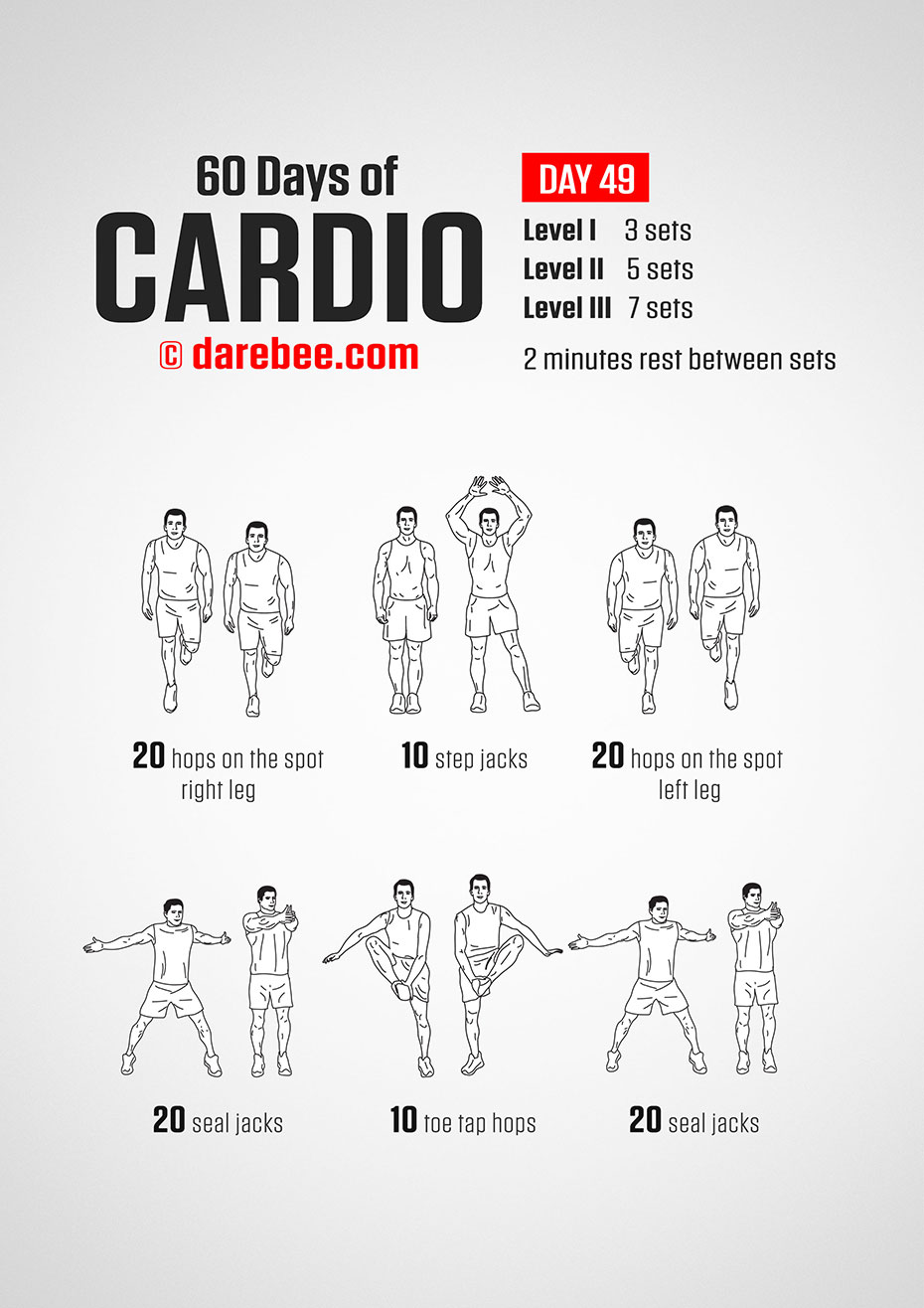 60 Days of Cardio by DAREBEE