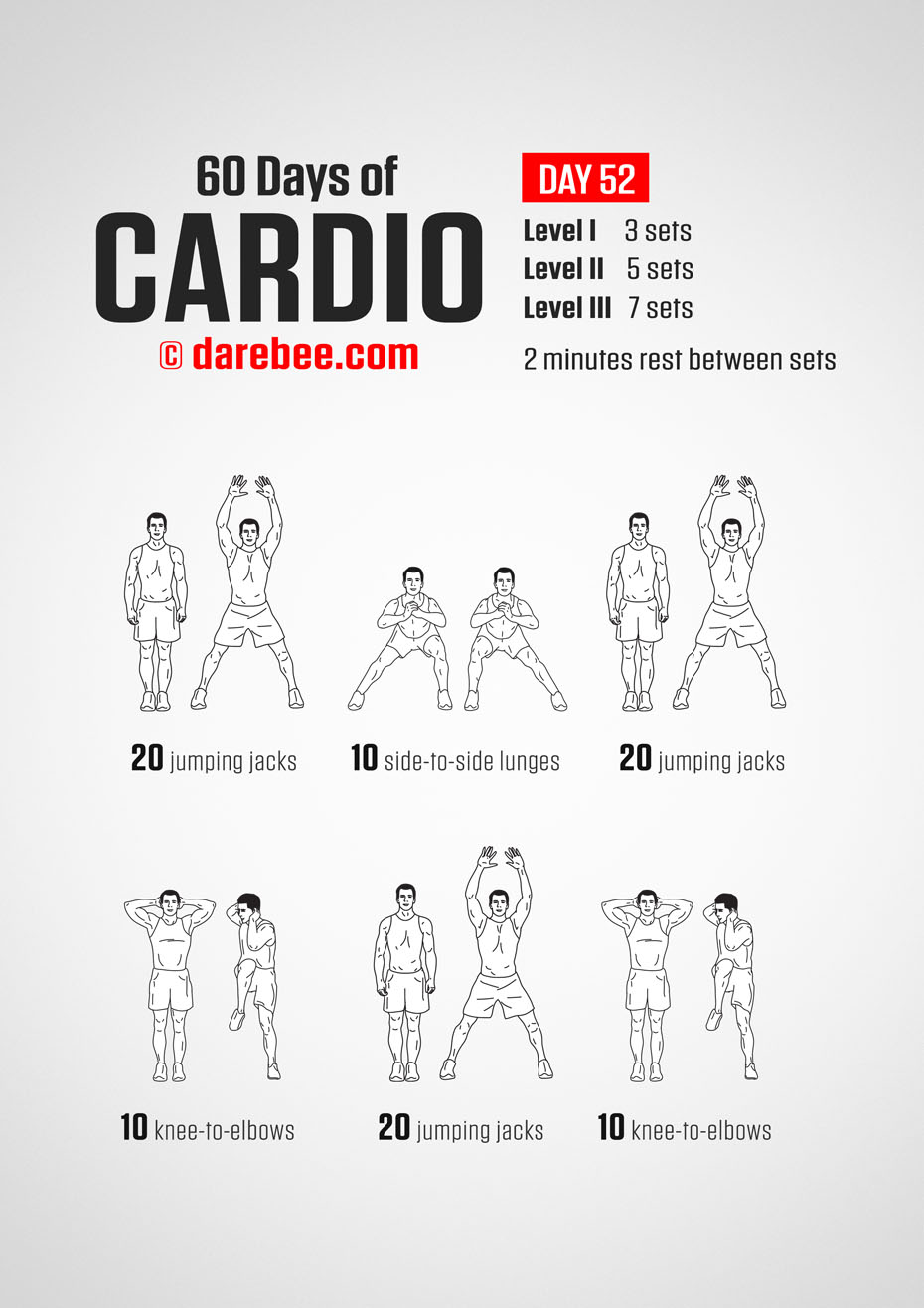 60 Days of Cardio by DAREBEE