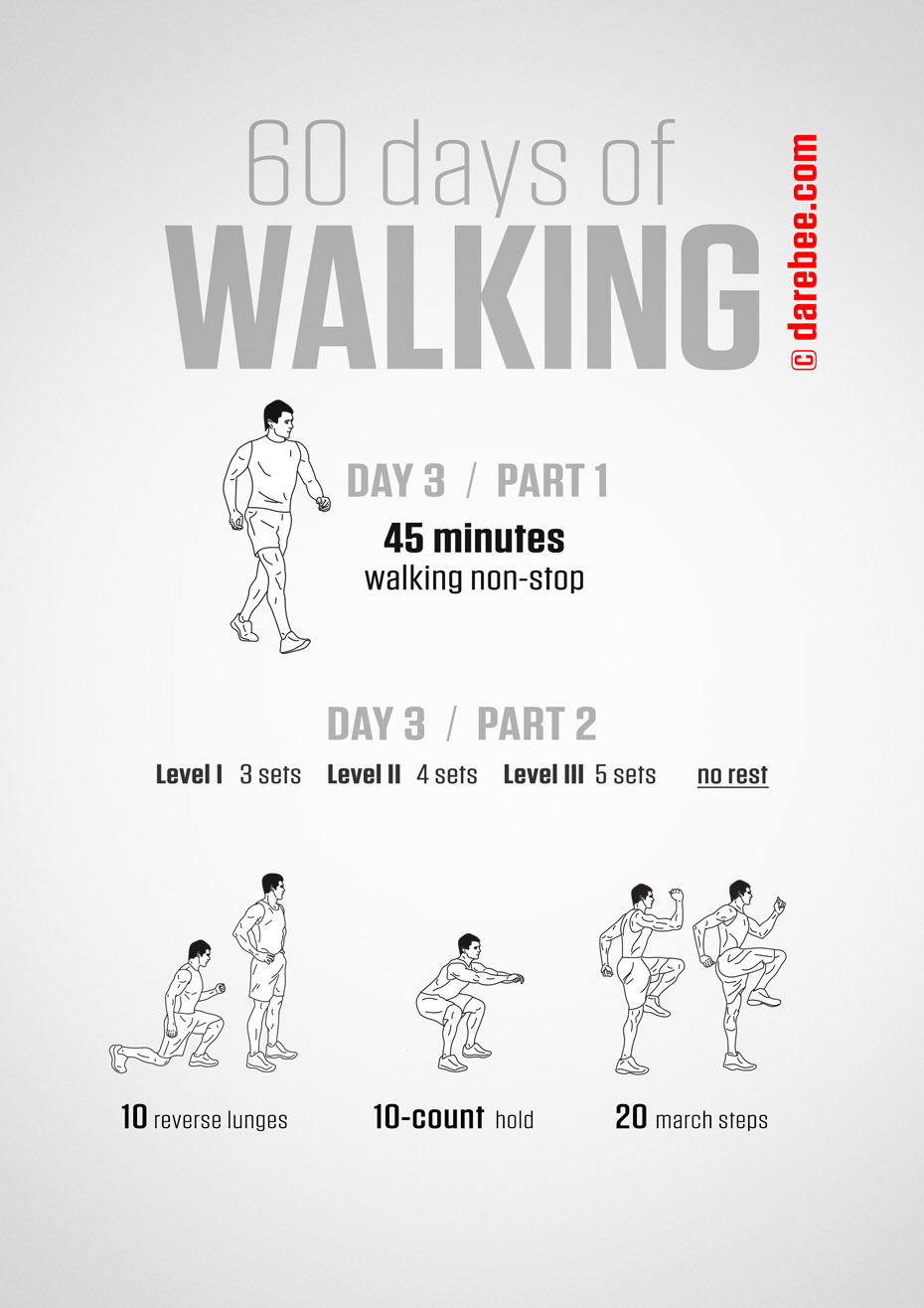 60 Days of Walking by DAREBEE