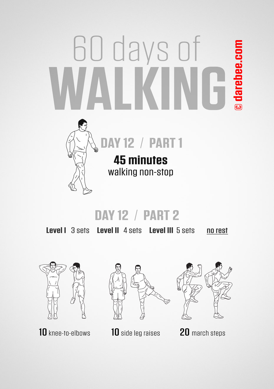 60 Days of Walking by DAREBEE