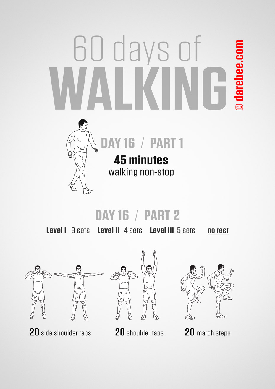 60 Days of Walking by DAREBEE