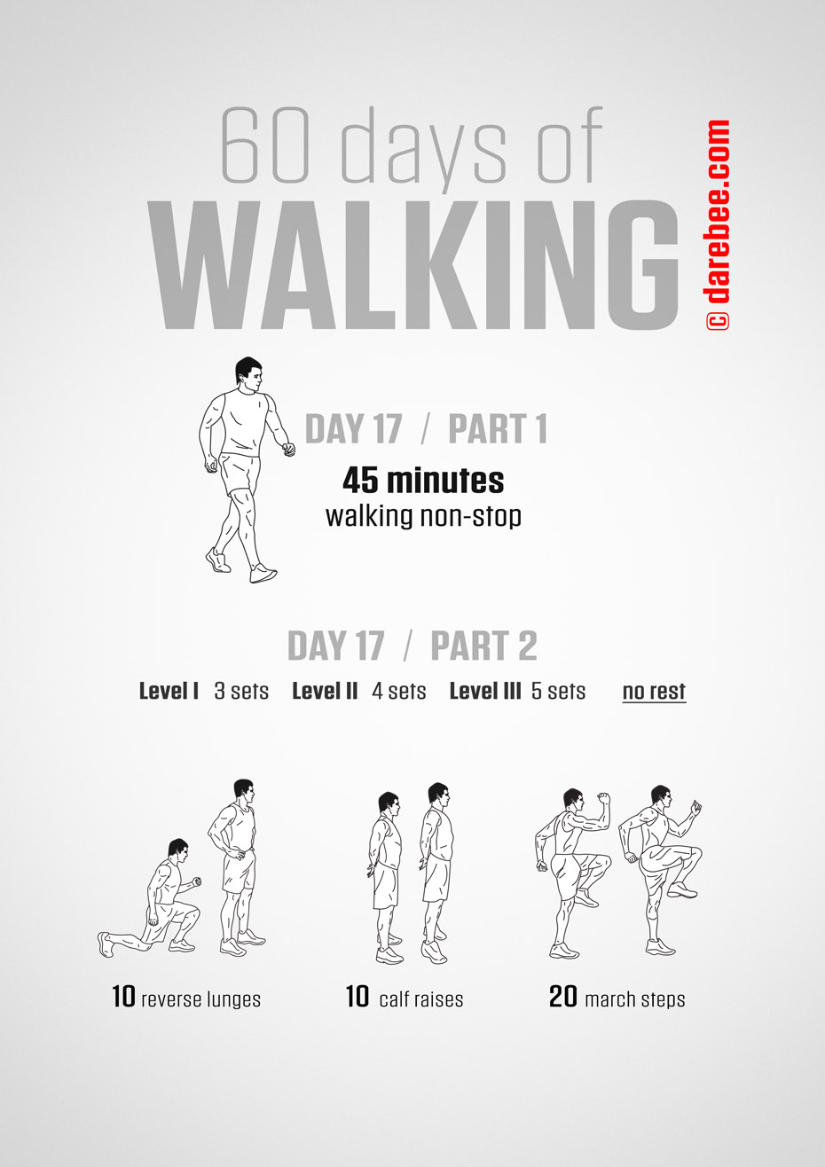 60 Days of Walking by DAREBEE