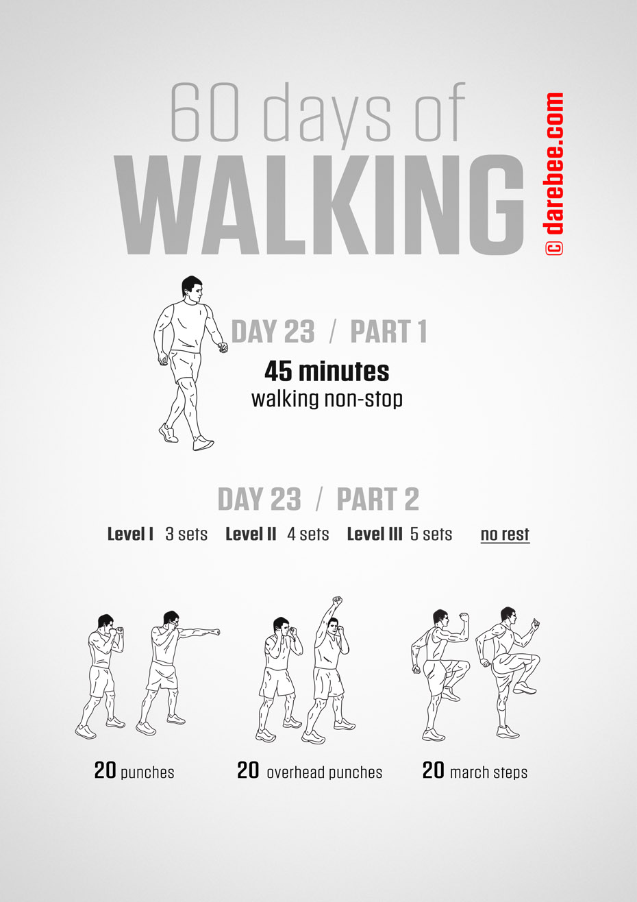 60 Days of Walking by DAREBEE