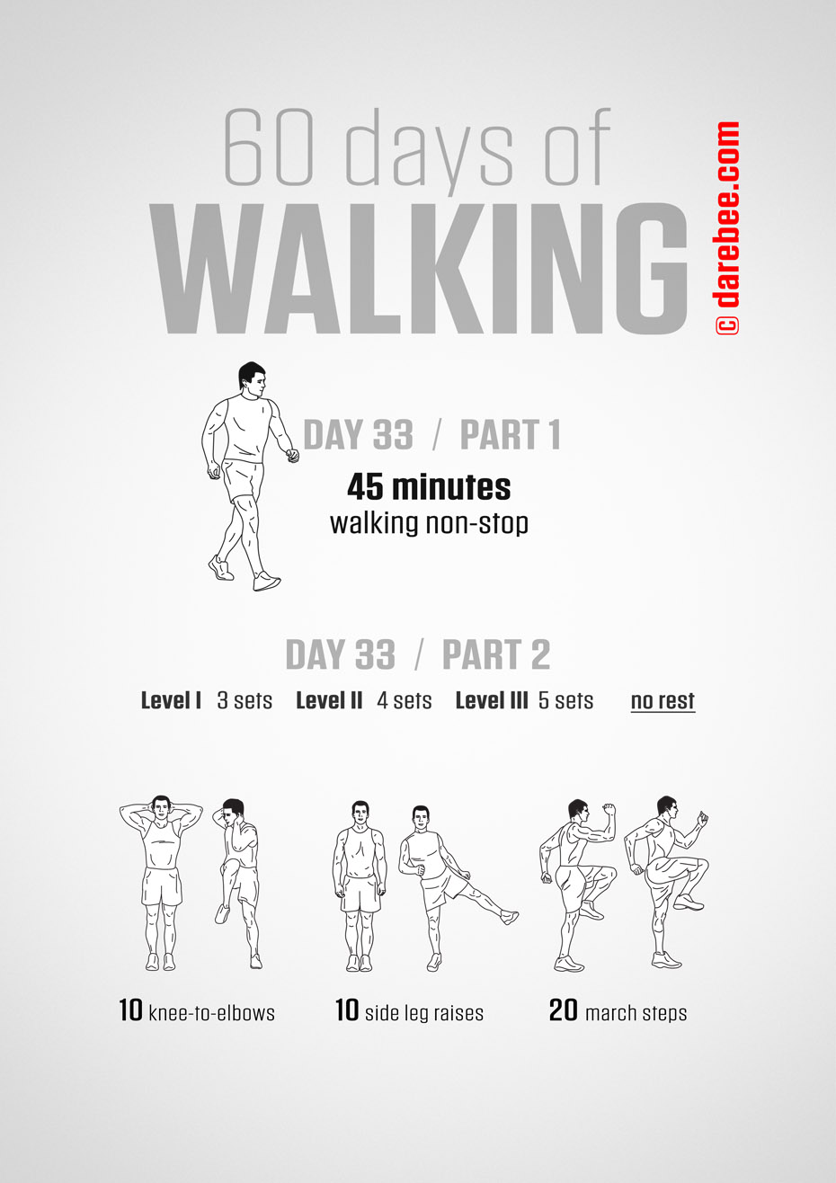 60 Days of Walking by DAREBEE