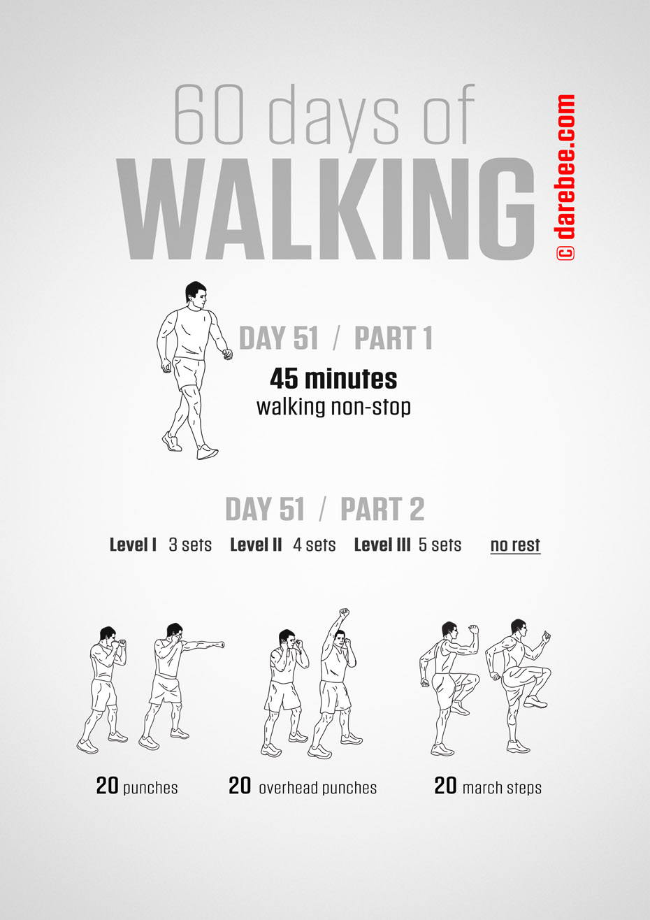 60 Days of Walking by DAREBEE