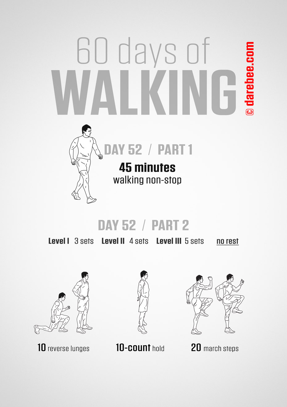 60 Days of Walking by DAREBEE