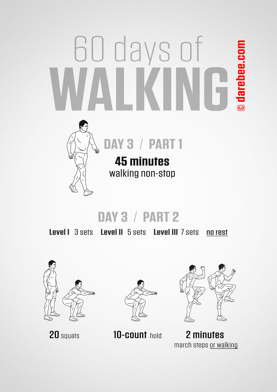 60 Days of Walking by DAREBEE