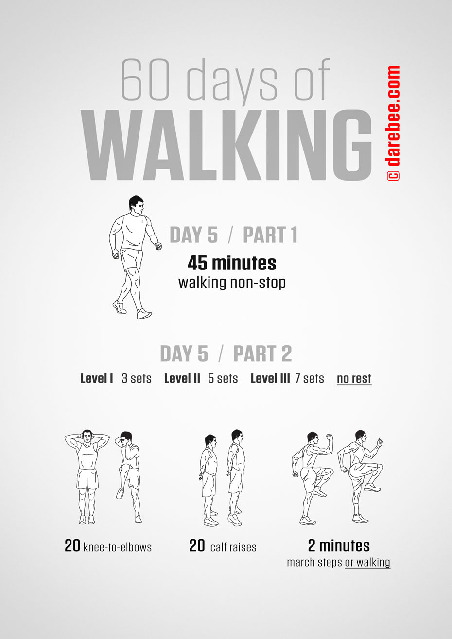 60 Days of Walking by DAREBEE