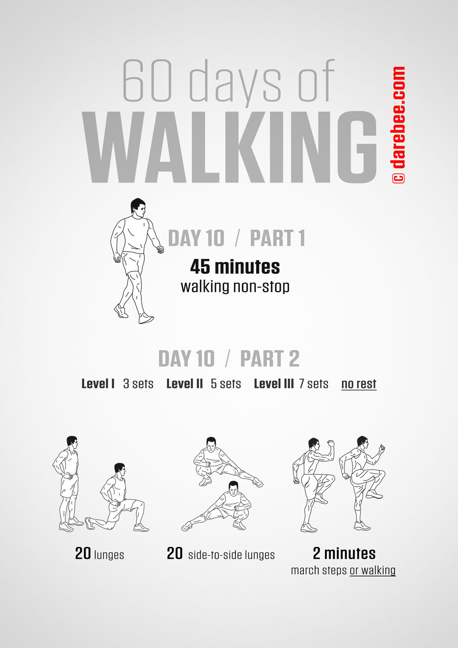 60 Days of Walking by DAREBEE