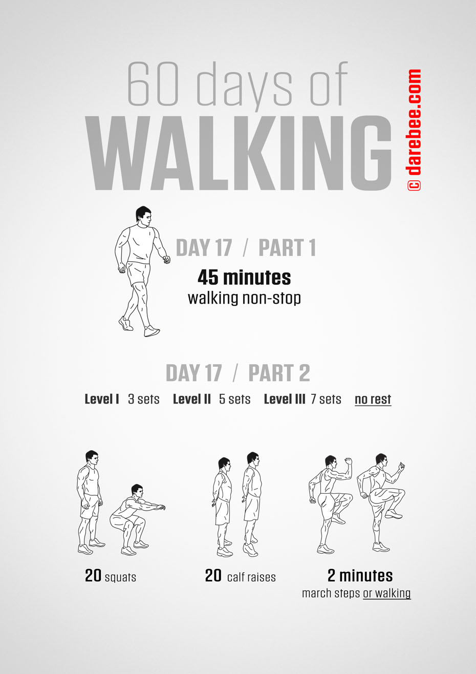 60 Days of Walking by DAREBEE