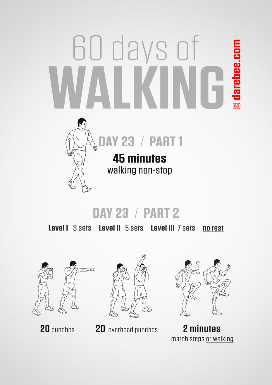 60 Days of Walking by DAREBEE