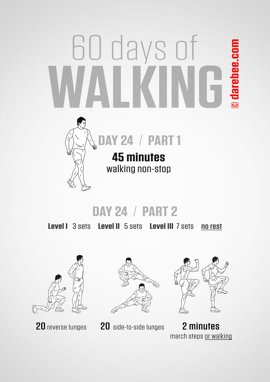 60 Days of Walking by DAREBEE